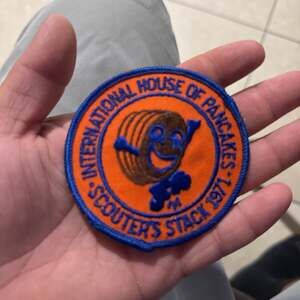 Vintage 1971 International House of Pancakes "Scouter's Stack" Patch IHOP